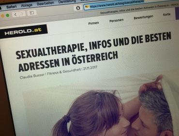 Interview mit uns im HEROLD zum Thema "Was ist Sexualberatung?"